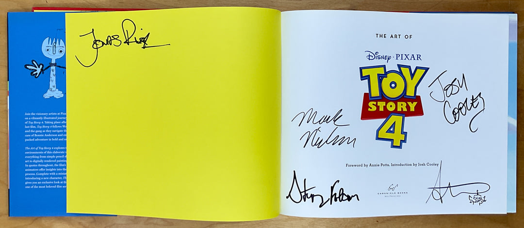 The Art of Toy Story 4 - Signed by Five Crew Members