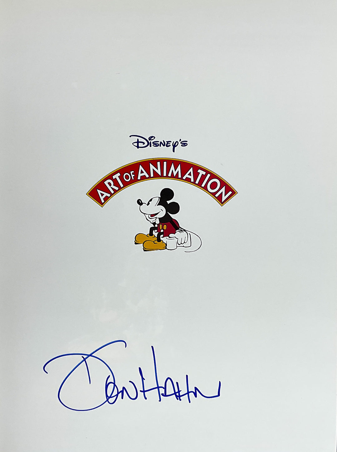 Disney's Art of Animation: from Mickey Mouse to Beauty & the Beast - Signed First