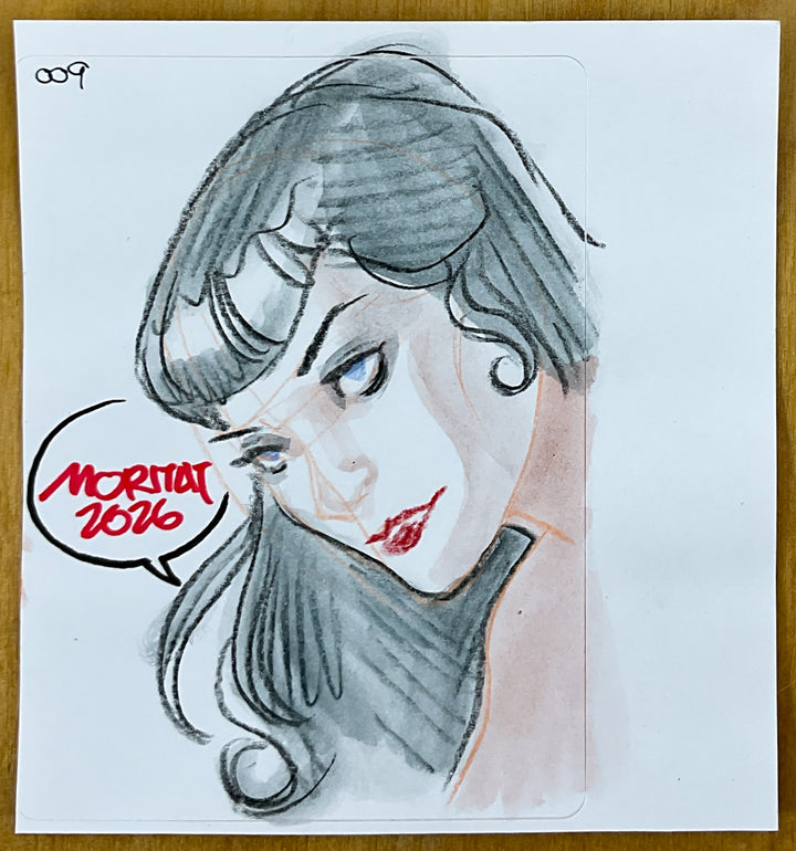 Space Planet XX Sketchbook with Bettie Page Remarque