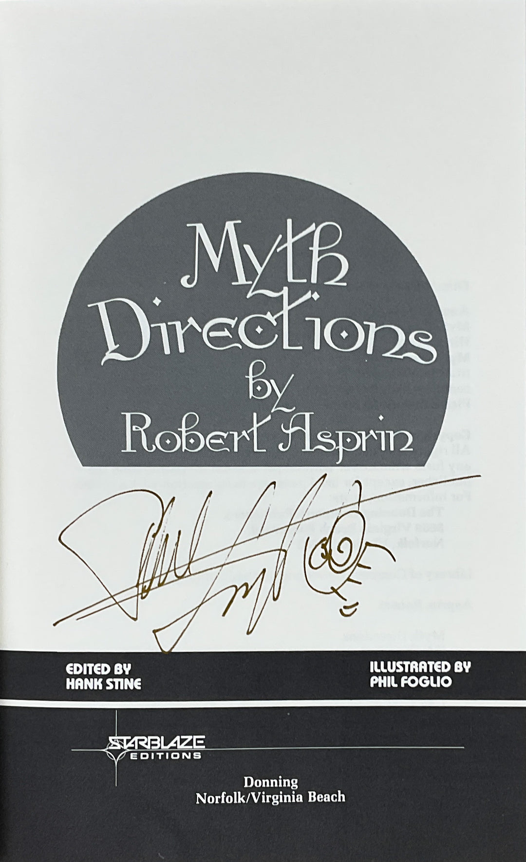Myth Directions - Signed