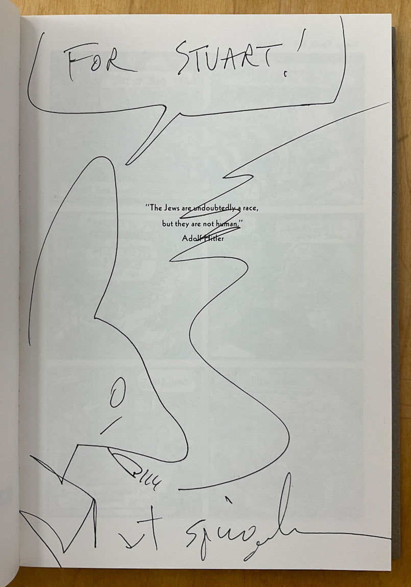 Maus (1986) Pristine First Printing Inscribed with a Drawing