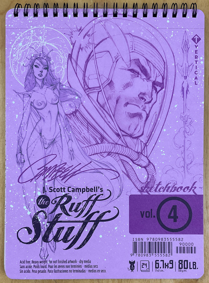 J. Scott Campbell's The Ruff Stuff Sketchbook Set of Volumes 3 and 4