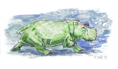 A Different Stripe: Andreas Deja's Animal Sketchbook