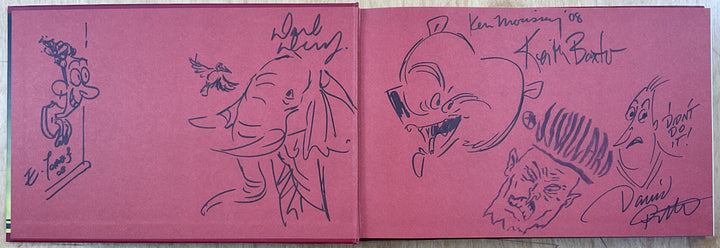Scrambled Ink - Signed with Sketches by Six Artists