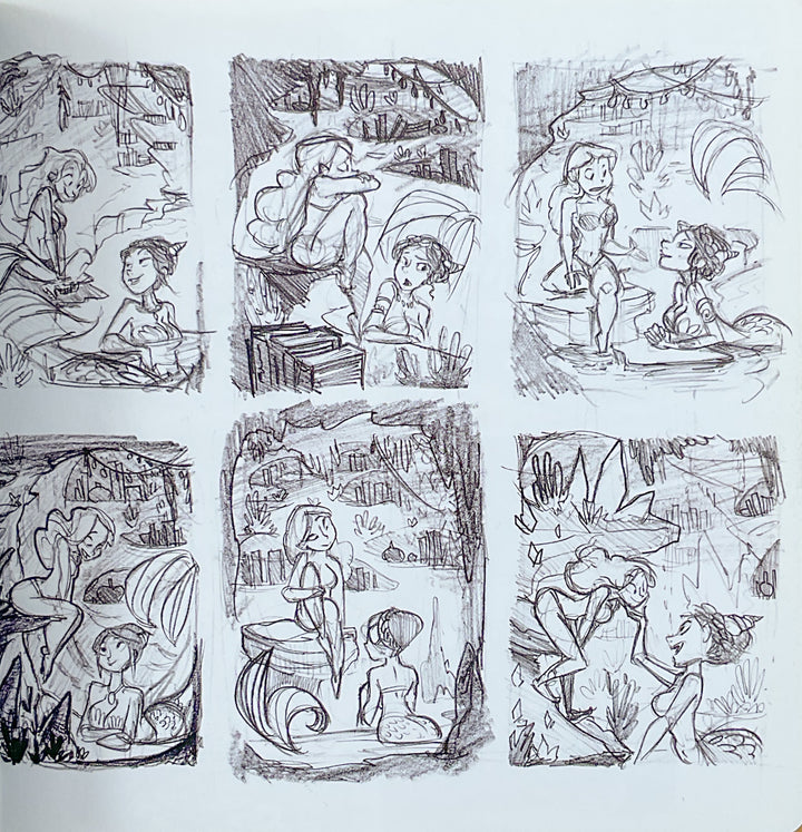 For the Love of Lines Vol. 3: Fish Out of Water - Inscribed with a Drawing