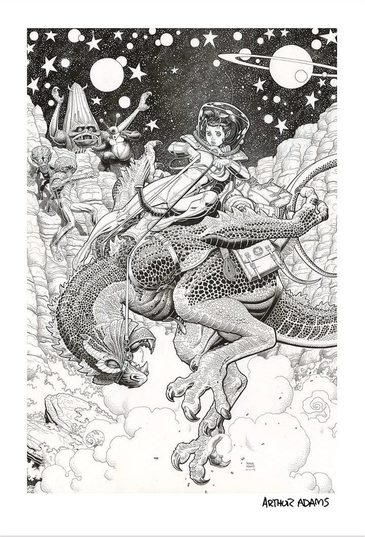 Monsters Attack!!! by Arthur Adams - Signed Print