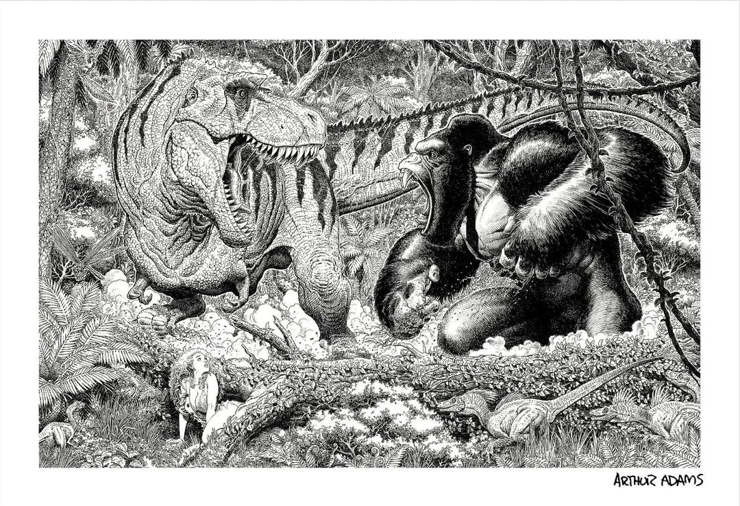 Savage Adventure by Arthur Adams - Signed Print