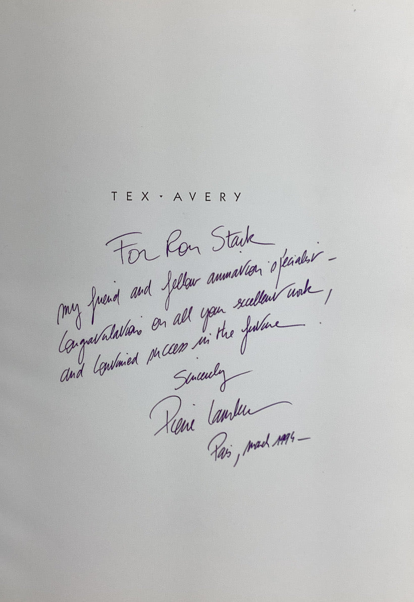 Tex Avery: l'Art de Tex Avery au studio MGM - Inscribed