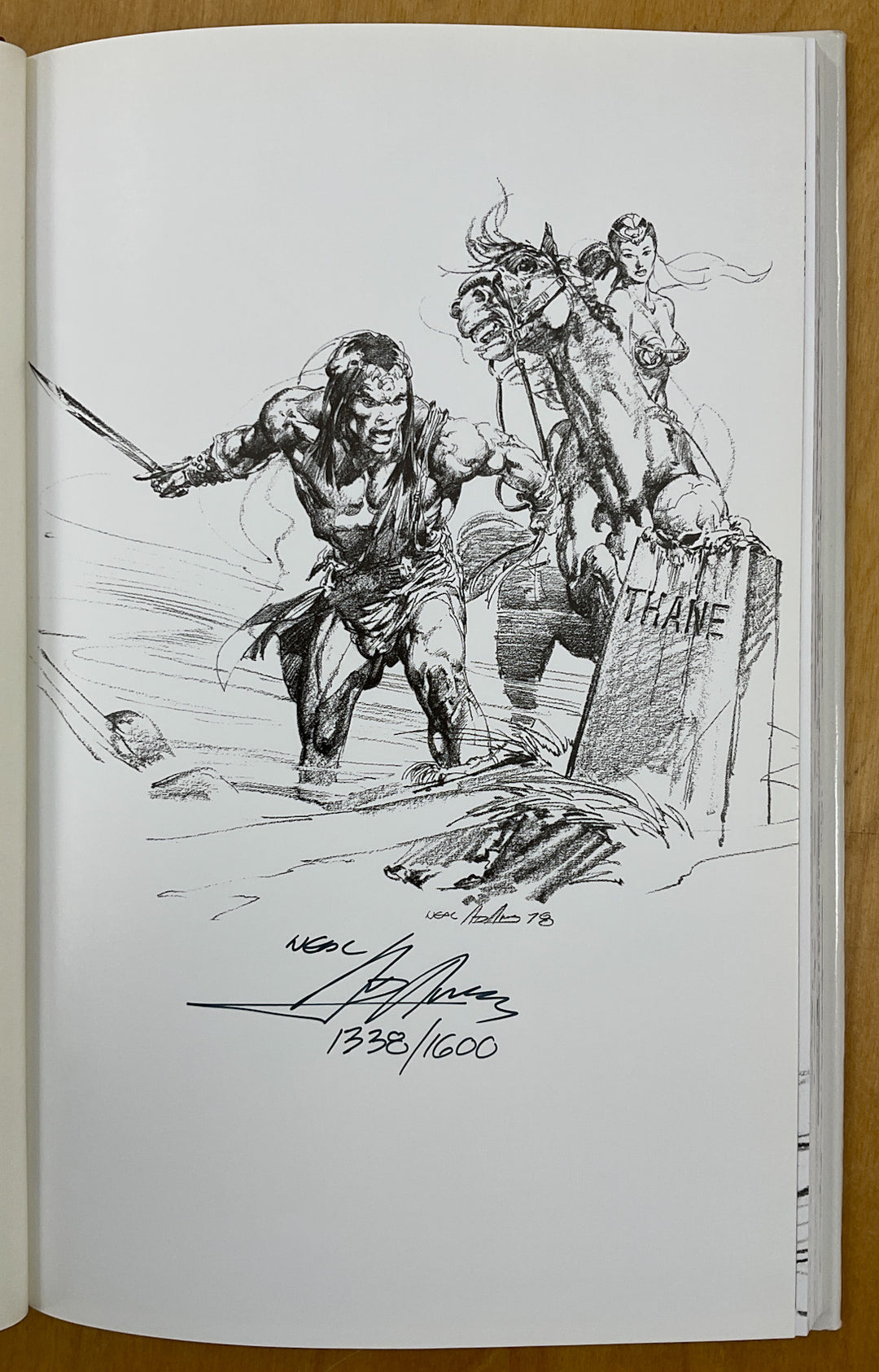 Neal Adams: The Sketch Book - Signed & Numbered Hardcover