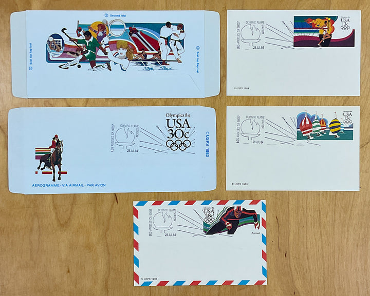 Golden Moments: A Collection of United States 1984 Commemorative Olympic Issues
