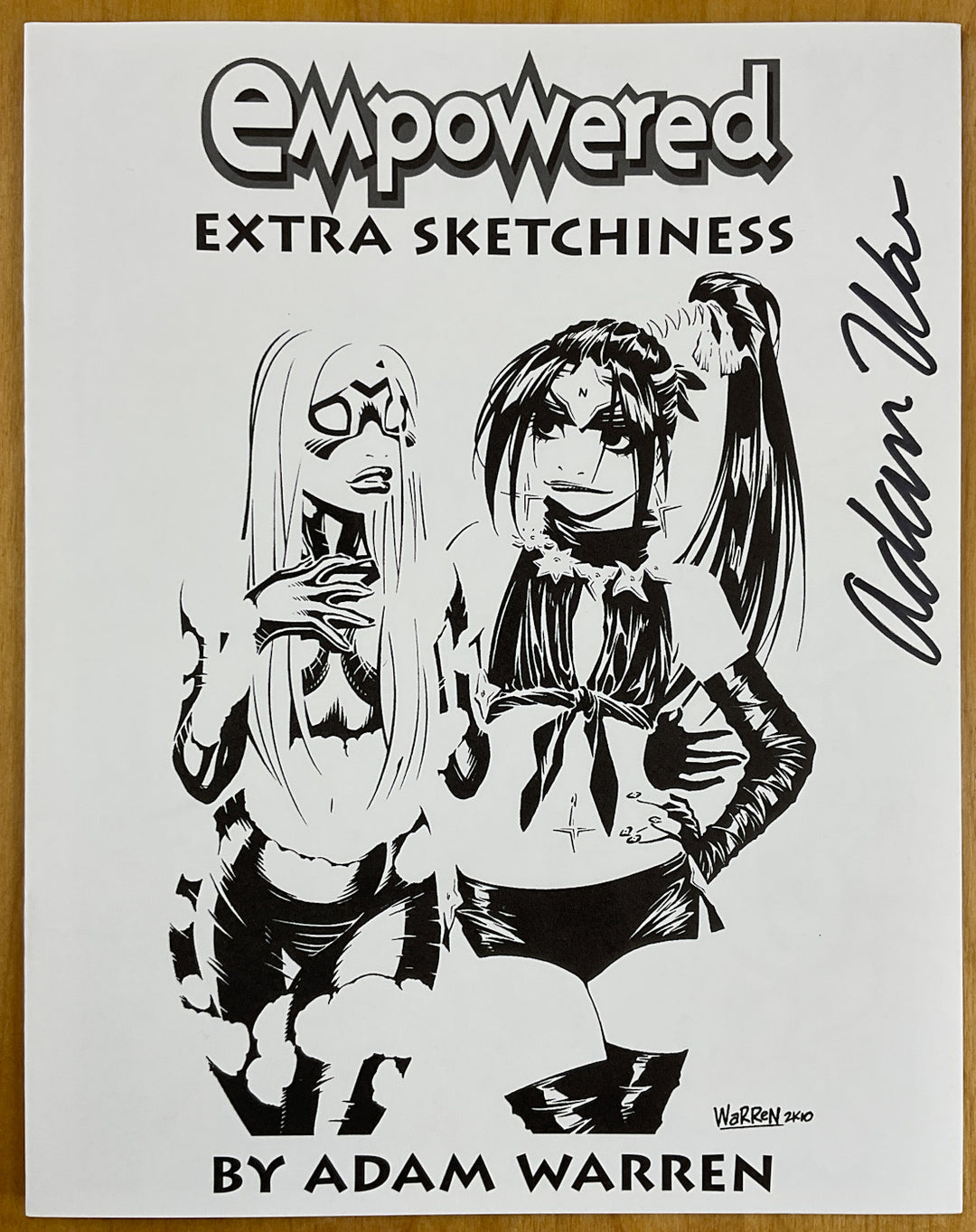 Adam Warren's Empowered: Extra Sketchiness - Signed