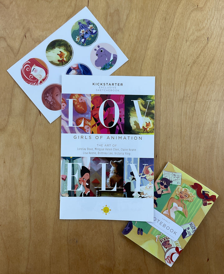 Lovely: Ladies of Animation Kickstarter Sketchbook and Exclusives