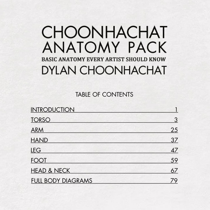 Choonhachat Anatomy Pack