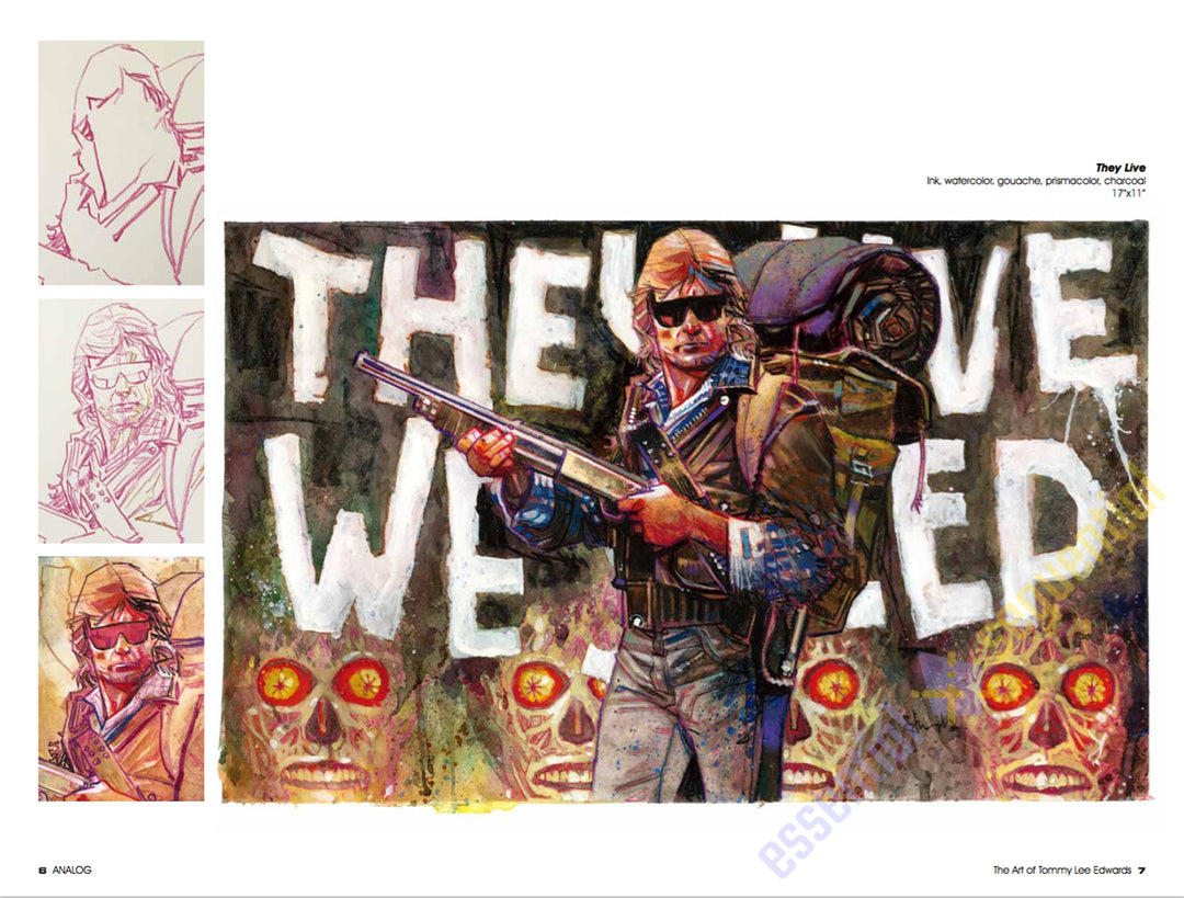 Analog: The Art of Tommy Lee Edwards - with an Original Painting