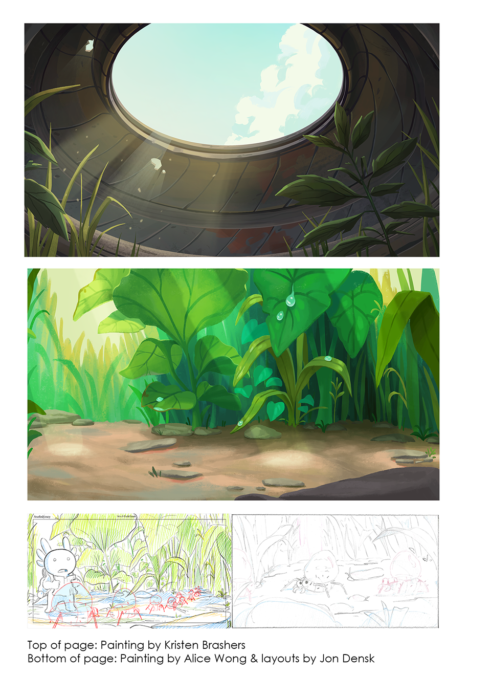 The Art of Axolodyssey - Signed with a Drawing