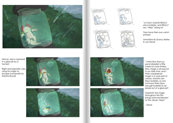 The Art of Axolodyssey - Signed with a Drawing