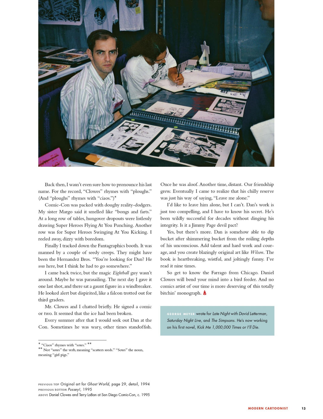 The Art of Daniel Clowes: Modern Cartoonist