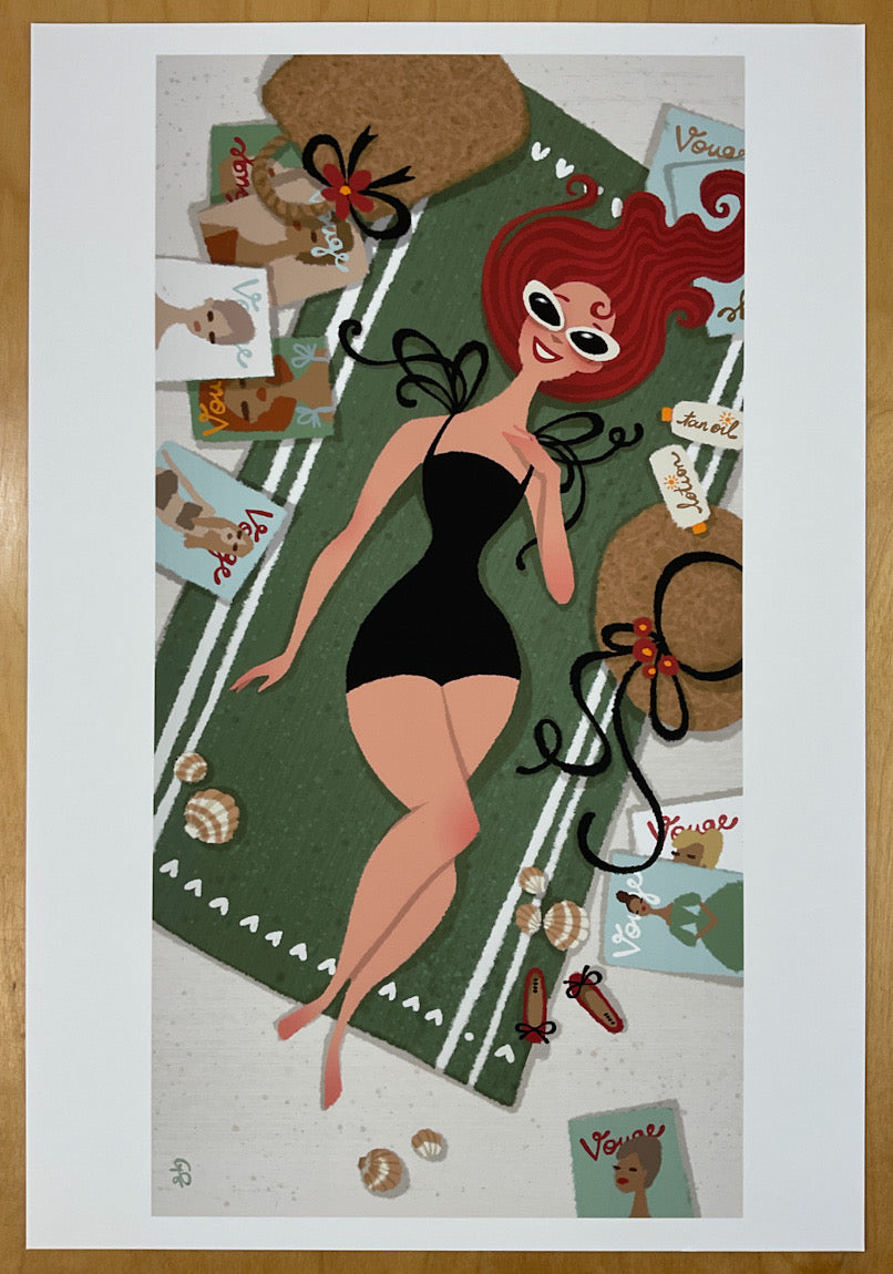Sunbathing - Print