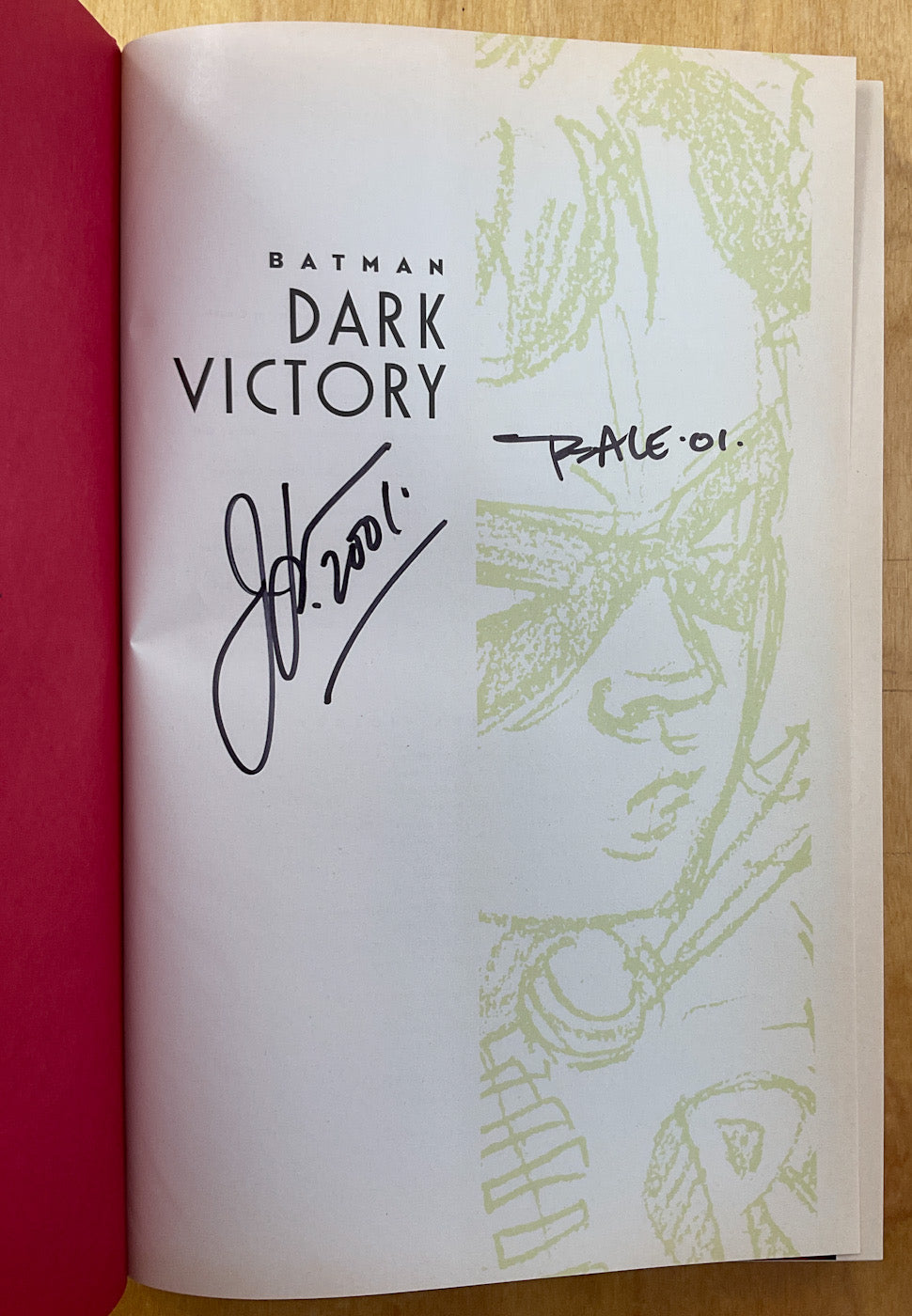 Batman: Dark Victory (2001) First Edition Signed by the Creators