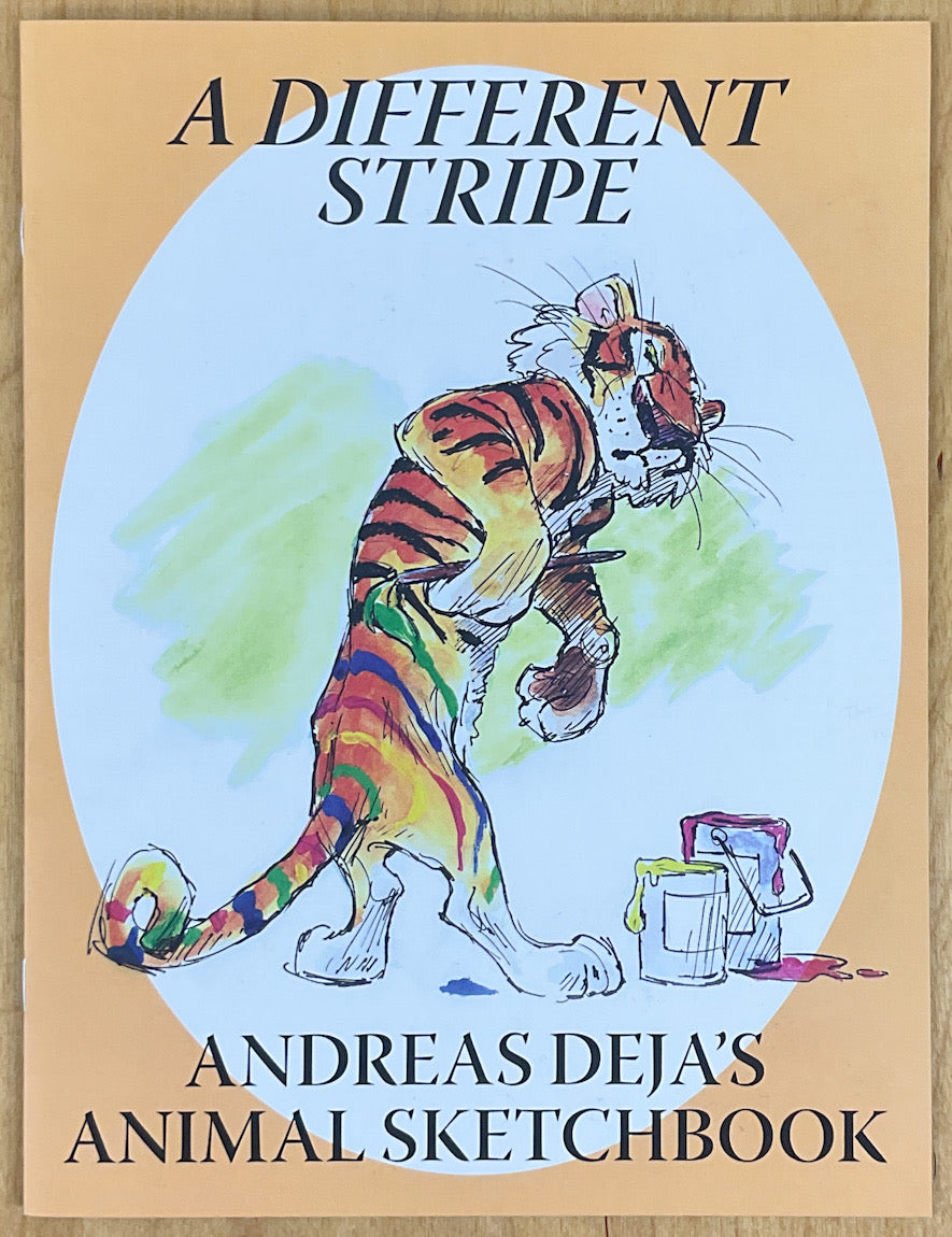 A Different Stripe: Andreas Deja's Animal Sketchbook - Signed with a drawing of Tigger