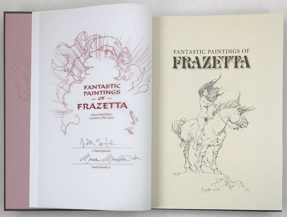 Fantastic Paintings of Frazetta - Deluxe Signed Hardcover First Printing