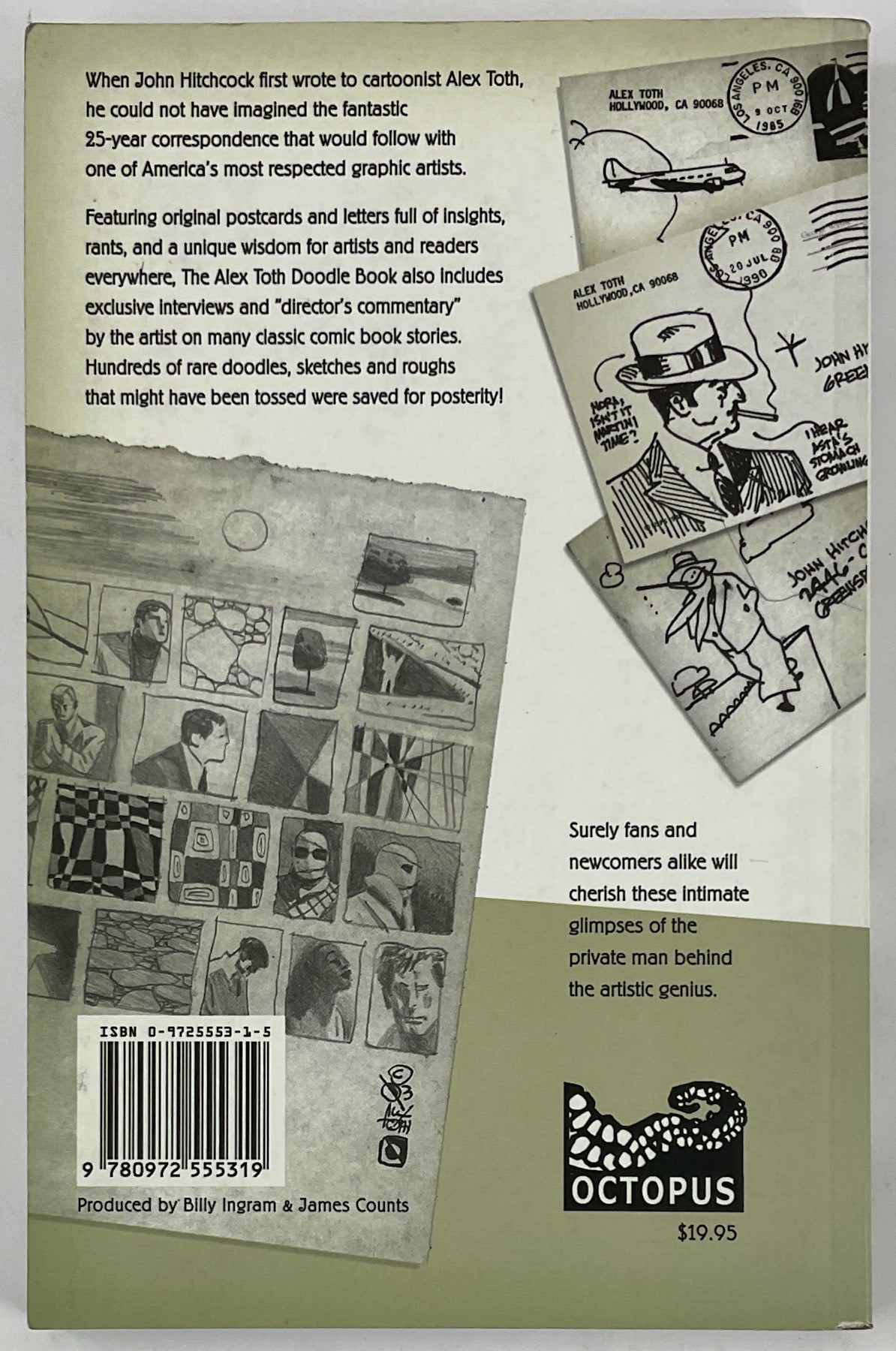 Dear John: The Alex Toth Doodle Book – Stuart Ng Books