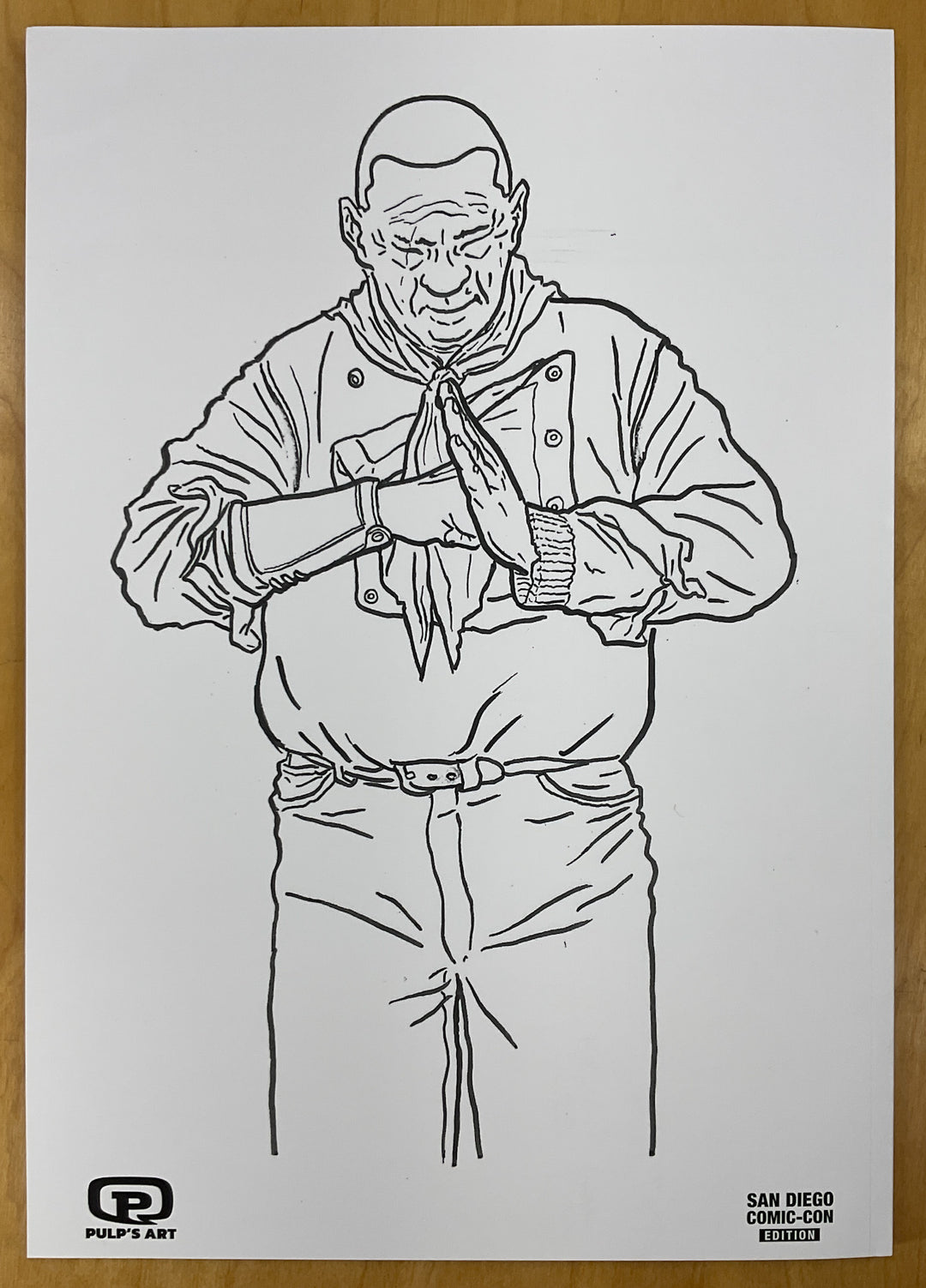 Shaolin Cowboy: Staying A.I.Live #1-2 Oversize B&W Edition- Signed - Very Good
