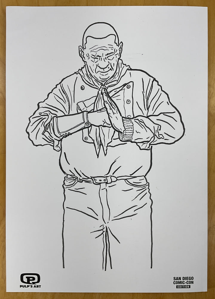 Shaolin Cowboy: Staying A.I.Live #1-2 Oversize B&W Edition- Signed - Very Good