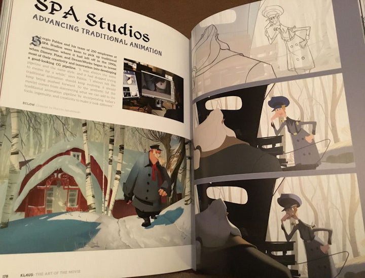 Klaus - The Art of the Movie - First Printing Signed with a Drawing