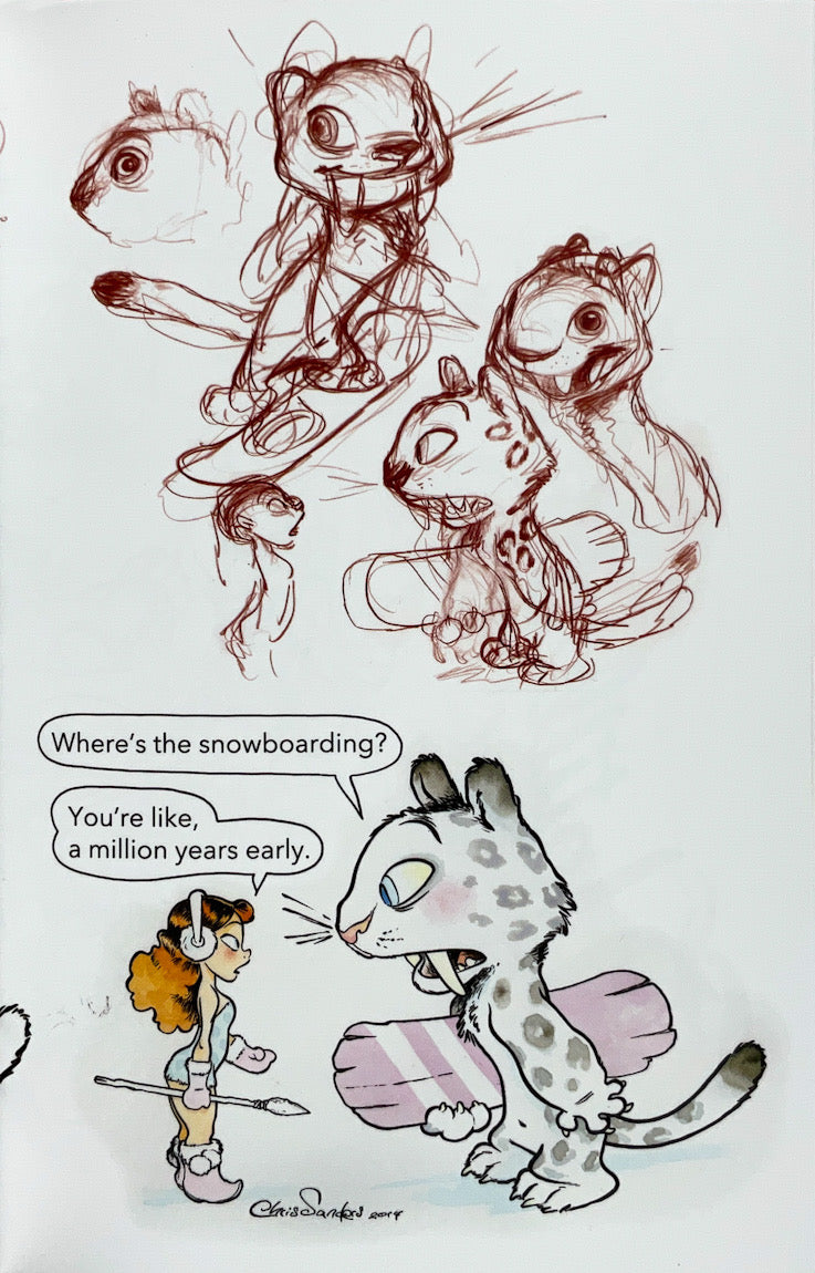 Chris Sanders Sketchbook 7 - Signed