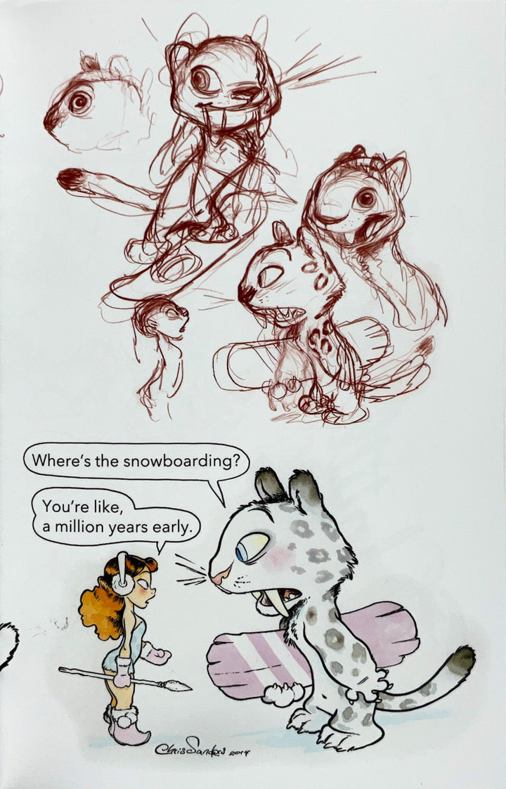 Chris Sanders Sketchbook 7 - Signed