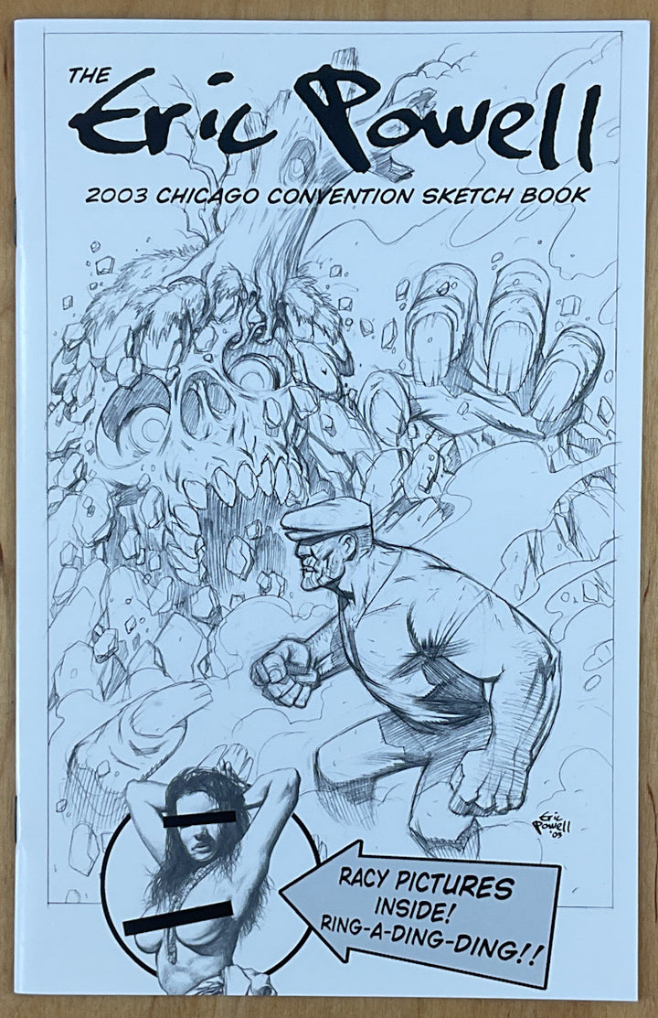The Eric Powell 2003 Chicago Convention Sketchbook - Signed & Numbered with a drawing