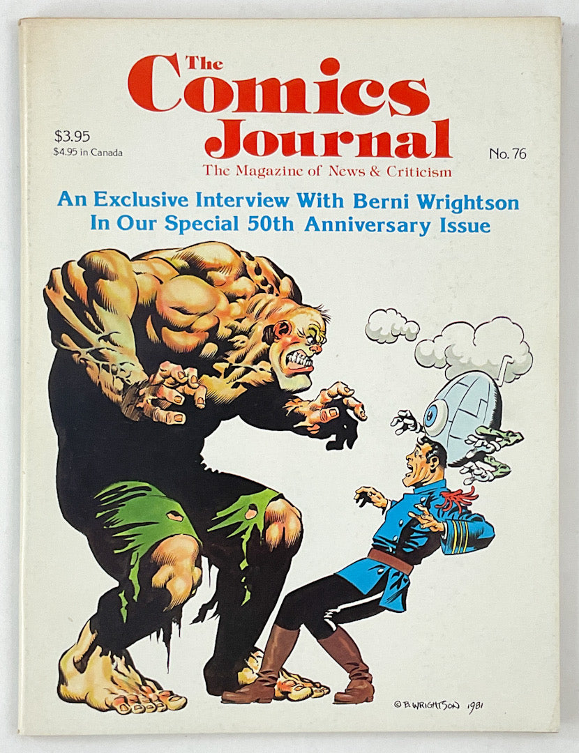 The Comics Journal #76 - Bernie Wrightson Interview – Stuart Ng Books