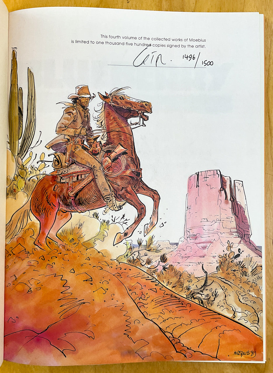 ★希少 1982年刊 MOEBIUS メビウス 画集 4巻　フランス出版 Moebius 4: Blueberry - Signed & Numbered Hardcover – Stuart Ng Books