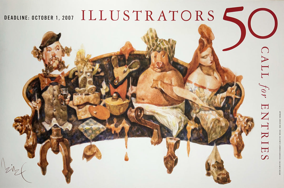 Illustrators 50: Call For Entries Poster