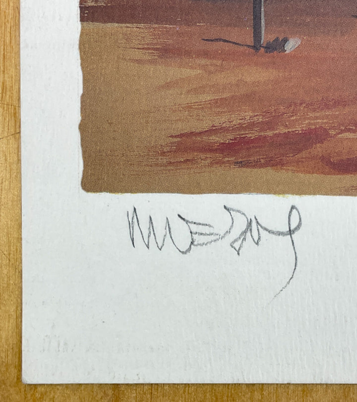 Signed & Numbered Exlibris: "Dust Rider"