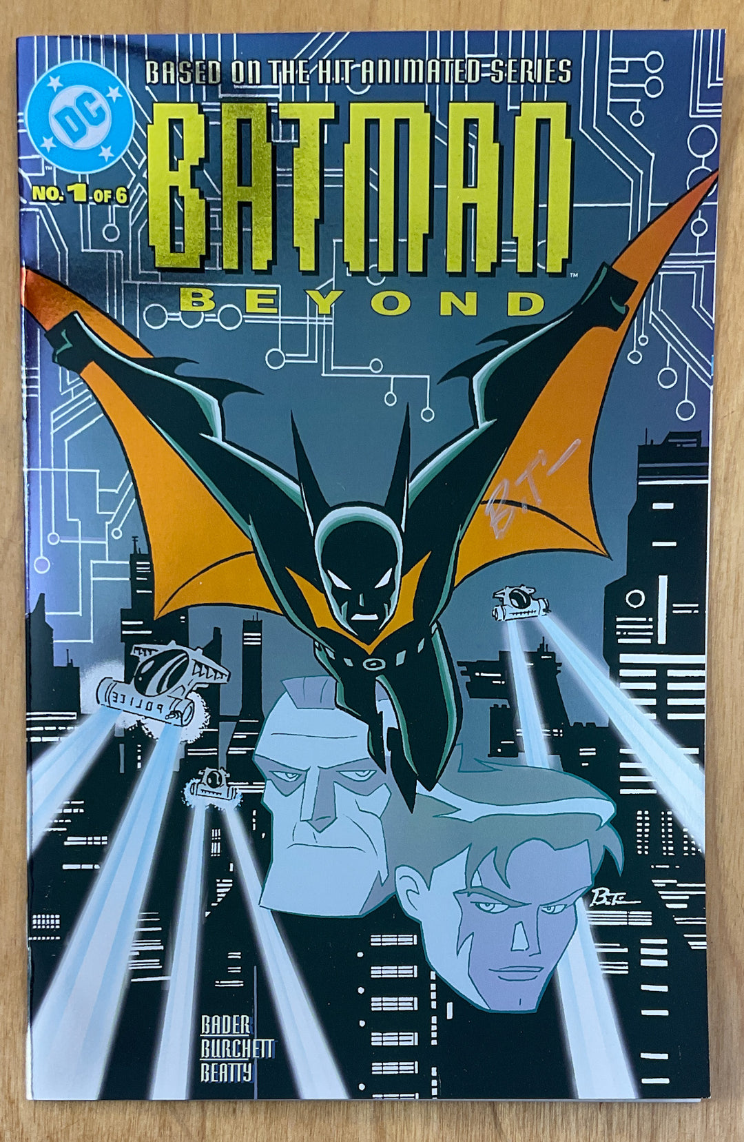 Batman Beyond #1 Facsimile Edition Foil Variant - Signed