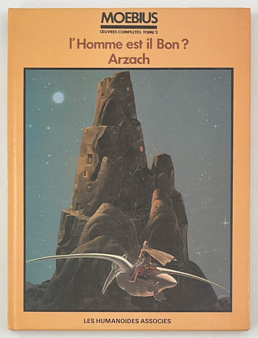 Moebius, Oeuvres Completes, Tome 2: l'Homme est il Bon? Arzach (1981) First Printing