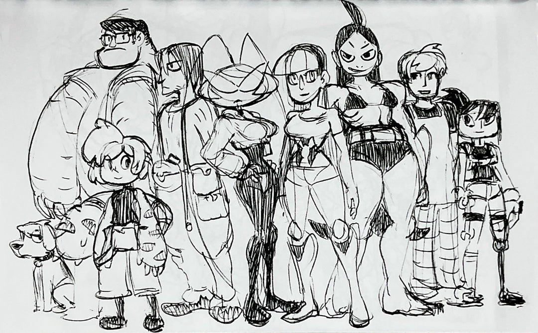 From Scratch: Alex Ahad Sketch Collection #1