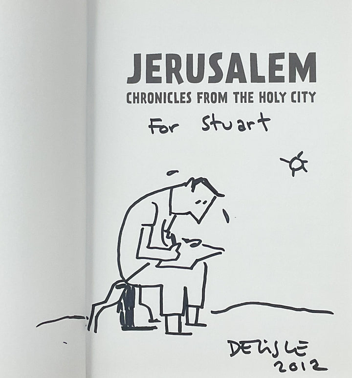 Jerusalem: Chronicles from the Holy City - Inscribed with a Drawing