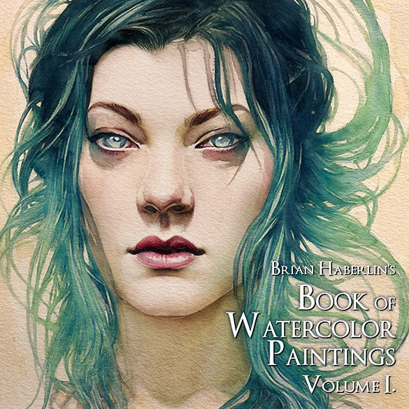 Brian Haberlin's Book of Watercolor Paintings I - Signed