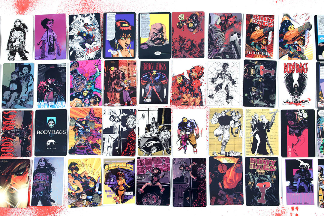 Jason Pearson's Body Bags Trading Card Set