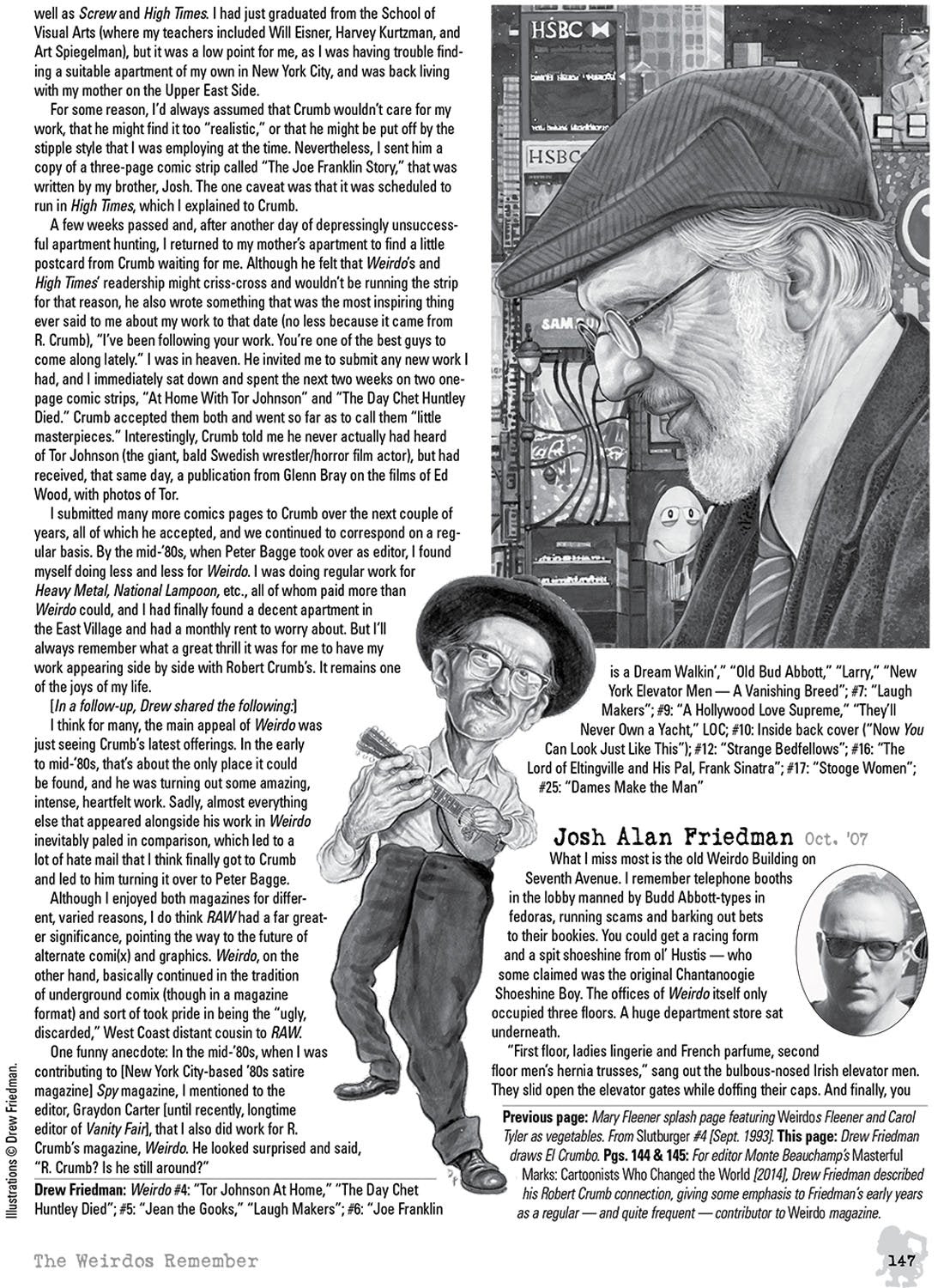 The Book of Weirdo A Retrospective of R. Crumb's Legendary Humor Comi