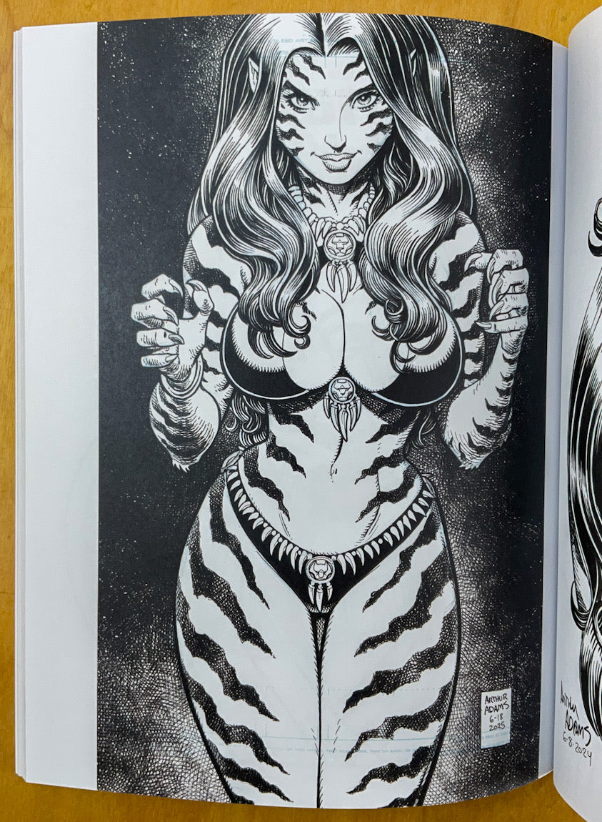 Arthur Adams 2025 Sketchbook - Signed & Numbered Foil Stamped Edition