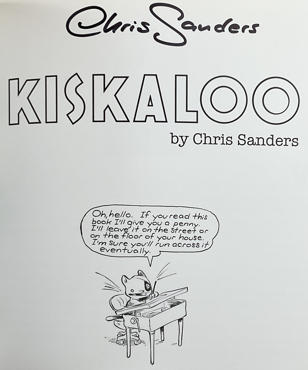 Kiskaloo - Signed 1st