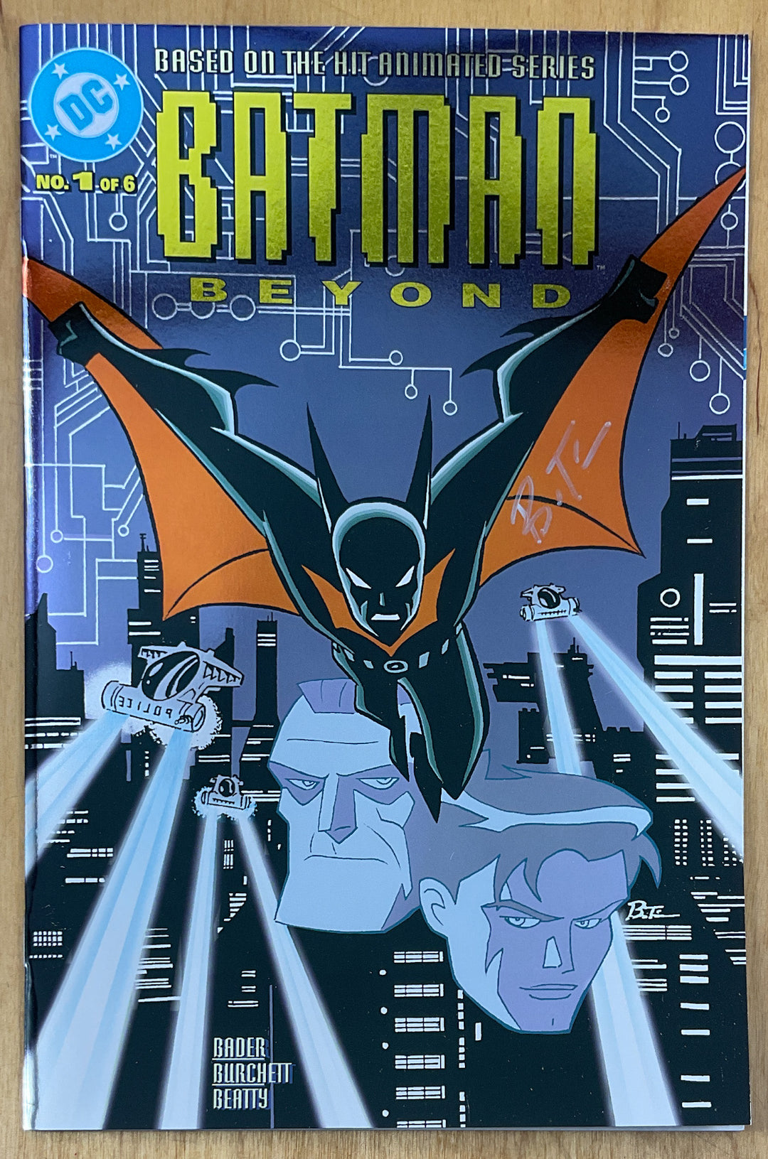 Batman Beyond #1 Facsimile Edition Foil Variant - Signed