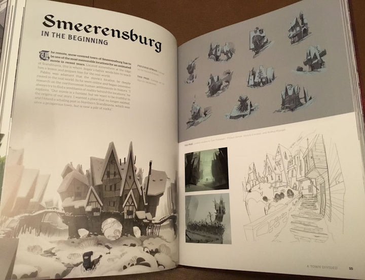 Klaus - The Art of the Movie - First Printing Signed with a Drawing