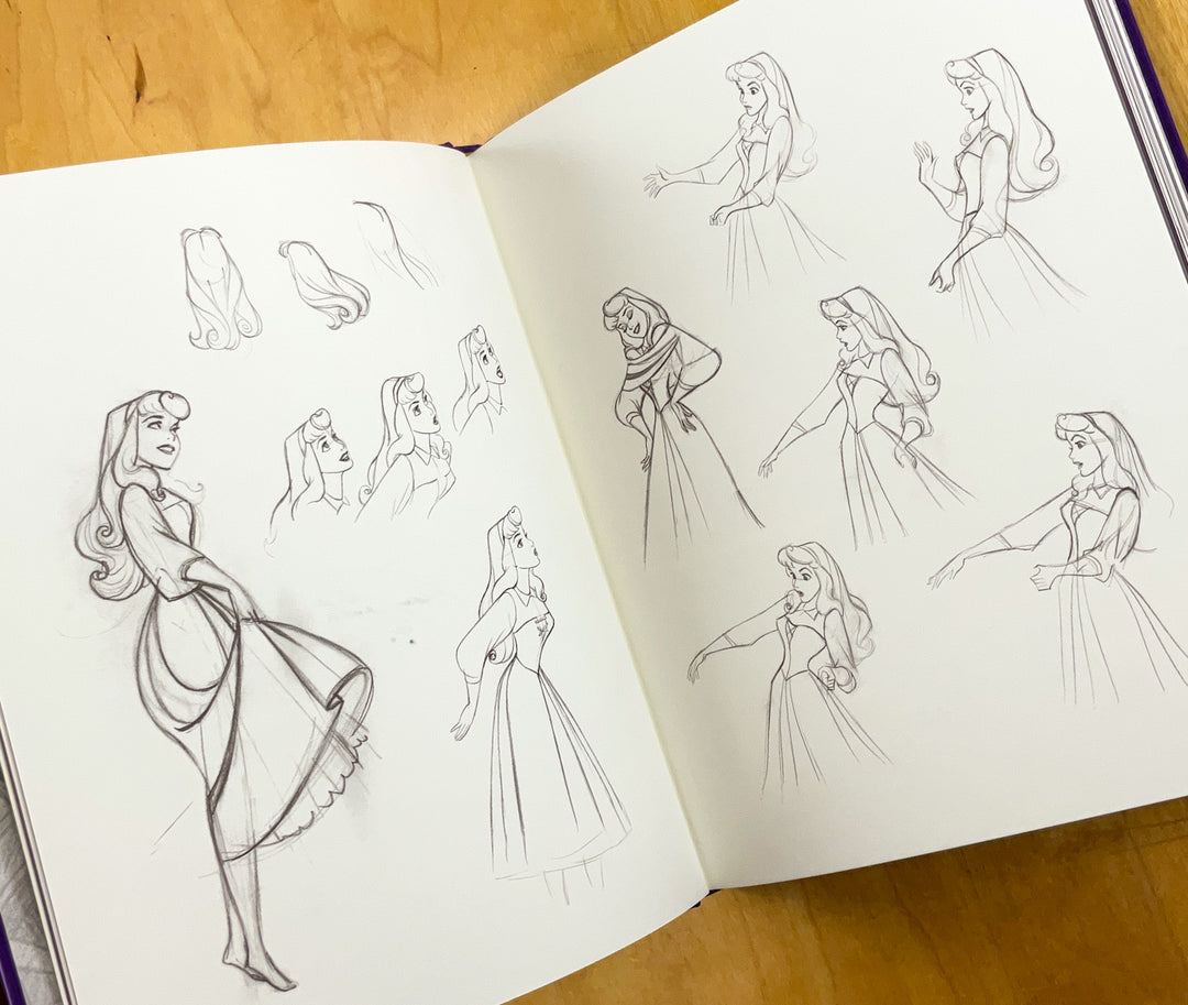 Walt Disney's Sleeping Beauty: The Sketchbook Series - Signed by Marc Davis and Eyvind Earle