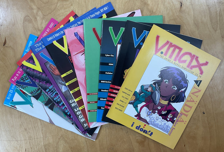 V.Max: The Anime & Manga Newsletter/Journal - 10 Issue Lot