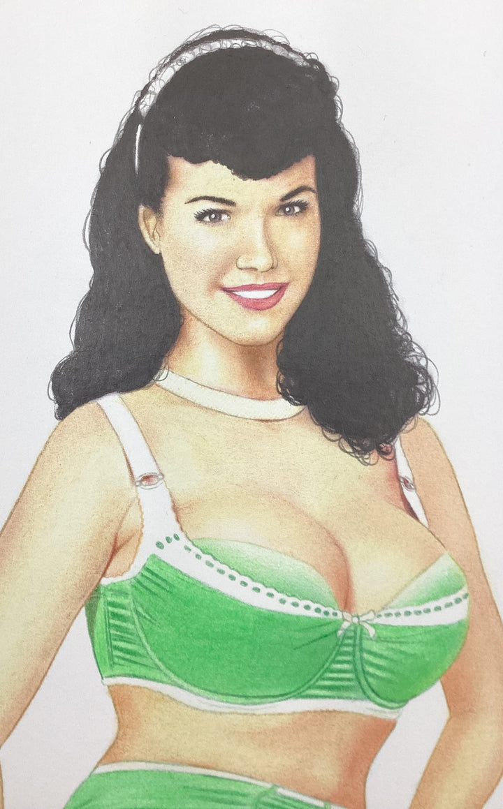 Bettie Page as the Incredible Hulk's Girlfriend